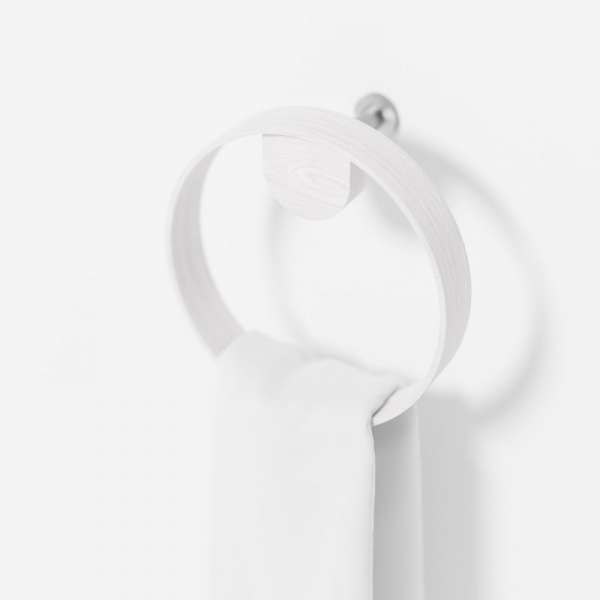 Yoku Towel Ring - Oyster White